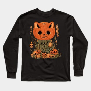 The great pumpkin cat Long Sleeve T-Shirt